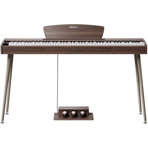 Donner DHP-100 Pro digitalpiano i valnøttfinish