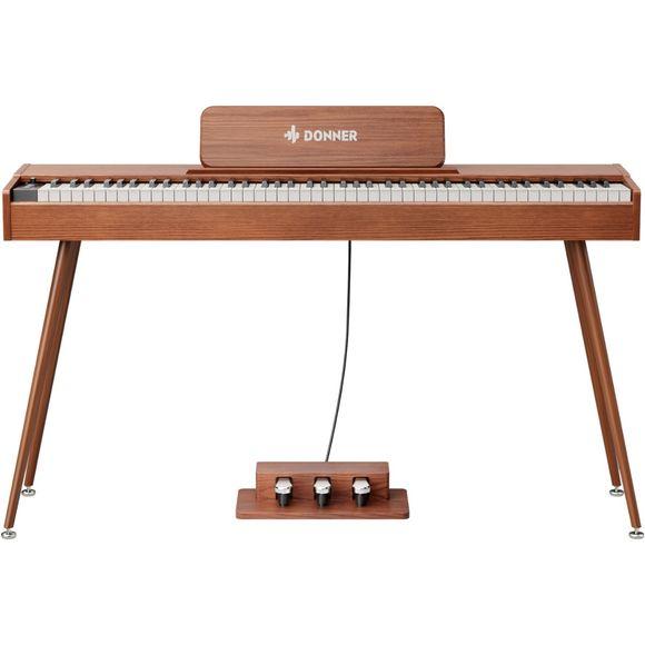 Donner DHP-200 Pro digitalpiano i lys trefinish