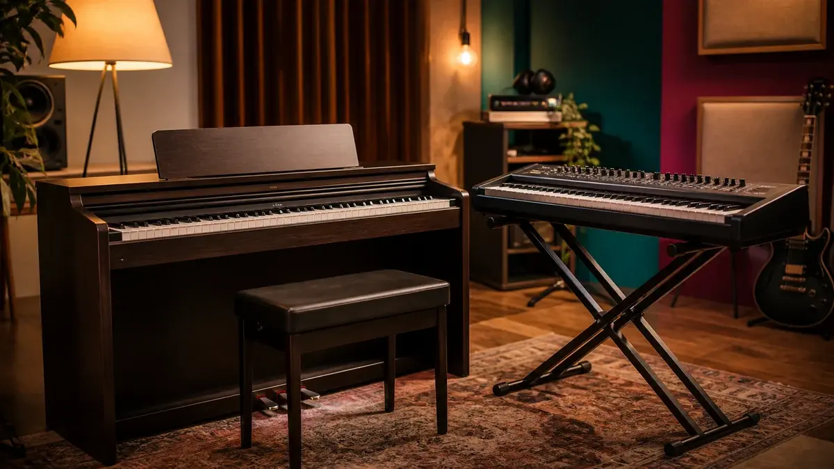 Digitalpiano eller keyboard – dette er forskjellen