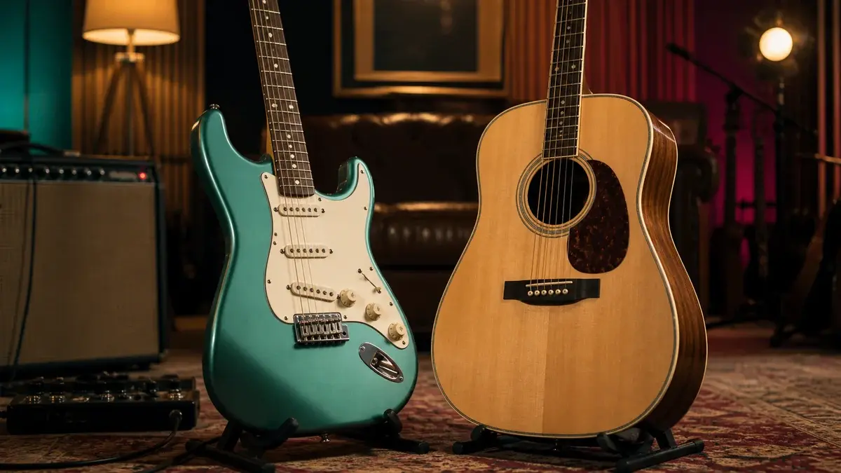 Elgitar eller akustisk gitar – hva bør du velge?