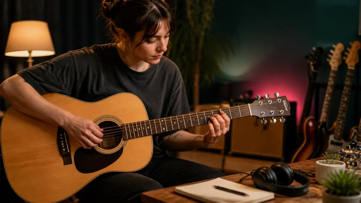 Lære å spille gitar – en realistisk startguide