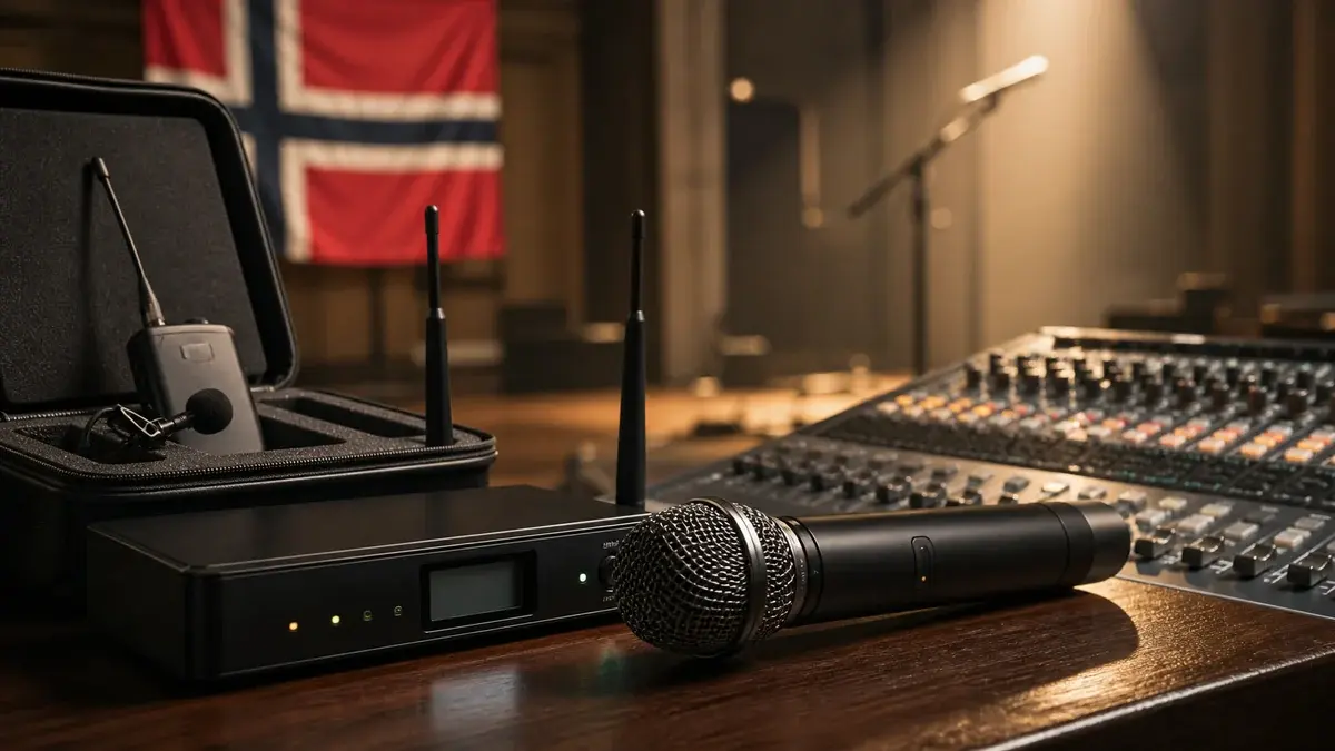 Trådløs mikrofon i Norge – frekvenser, regler og praktiske råd
